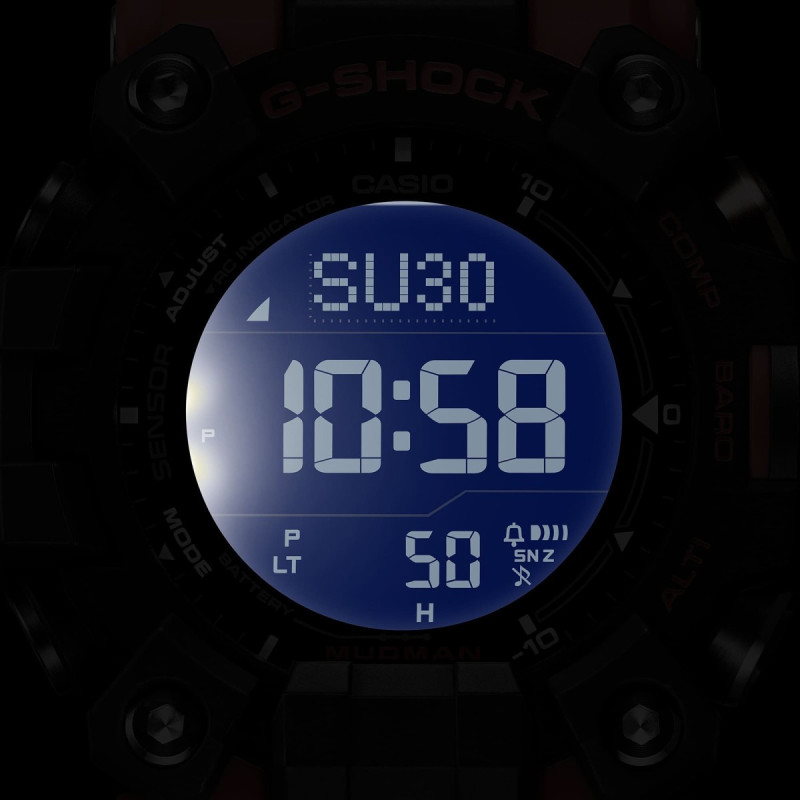 Reloj Casio G-Shock GW-9500-1A4ER | Mudman solar con sensores | B&Couple