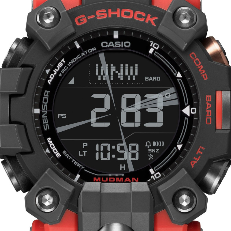 Reloj Casio G-Shock GW-9500-1A4ER | Mudman solar con sensores | B&Couple