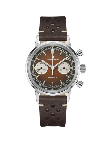 Reloj Hamilton American Classic Intra-Matic Chrono H H38429591 | Cronógrafo vintage 40 mm marrón | Joyería Bellido