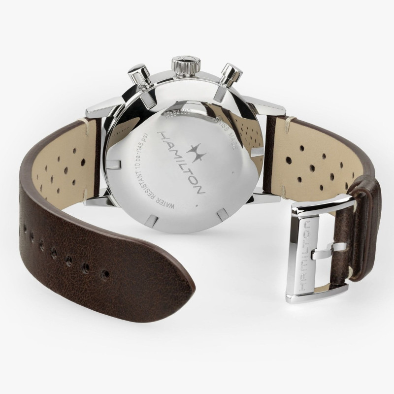 Reloj Hamilton American Classic Intra-Matic Chrono H H38429591 | Cronógrafo vintage 40 mm marrón | Joyería Bellido