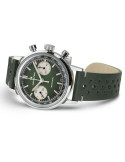 Reloj Hamilton American Classic Intra-Matic Chrono H H38429861 | Cronógrafo mecánico verde y malla milanesa | Joyería Bellido