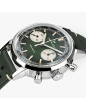 Reloj Hamilton American Classic Intra-Matic Chrono H H38429861 | Cronógrafo mecánico verde y malla milanesa | Joyería Bellido