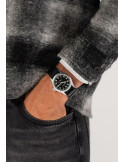 Reloj Hamilton Khaki Field Quartz 38 mm H69401430 | Cuarzo suizo, esfera negra y correa NATO | Joyería Bellido