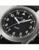 Reloj Hamilton Khaki Field Quartz 38 mm H69401430 | Cuarzo suizo, esfera negra y correa NATO | Joyería Bellido