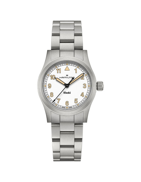 Reloj Hamilton Khaki Field Quartz 33 mm H69301110 | Reloj de cuarzo suizo con esfera blanca | Joyería Bellido