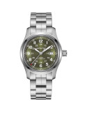 Reloj Hamilton Khaki Field Auto H70605160 | Automático 80 h reserva, esfera verde | Joyería Bellido