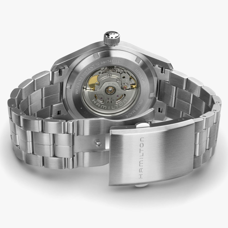 Reloj Hamilton Khaki Field Auto H70605160 | Automático 80 h reserva, esfera verde | Joyería Bellido