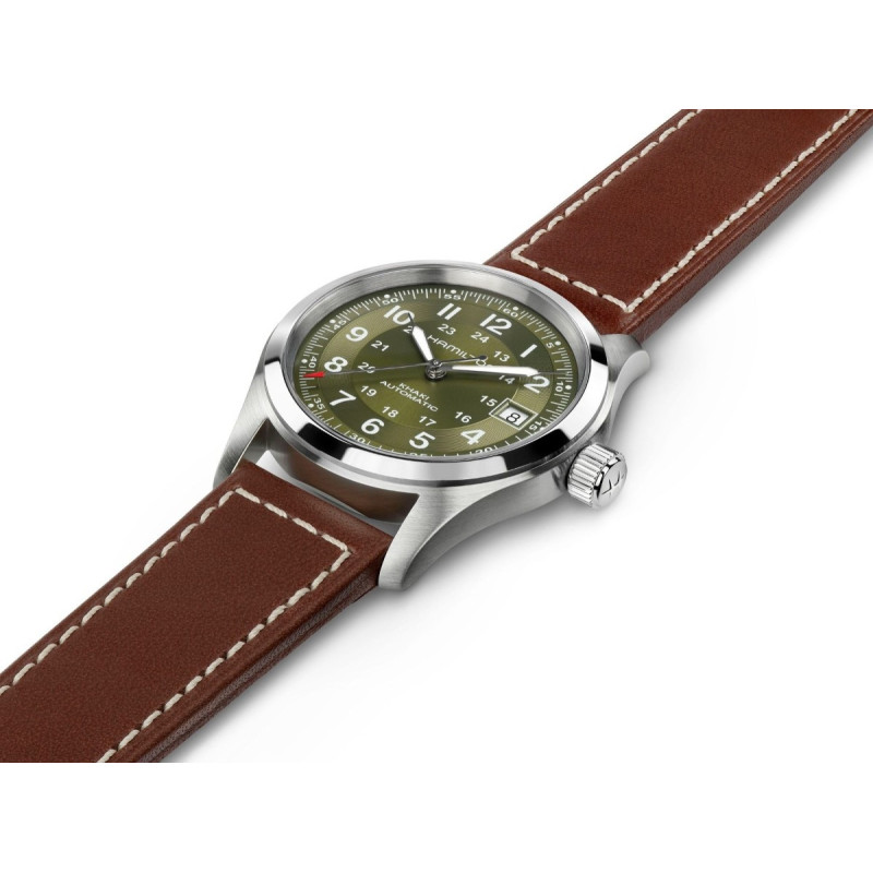 Reloj Hamilton Khaki Field Auto H70455560 | Automático 38 mm esfera verde caqui | Joyería Bellido