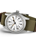 Reloj Hamilton Khaki Field Mechanical H69529913 | Mecánico 42 mm clásica esfera blanca | Joyería Bellido