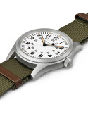 Reloj Hamilton Khaki Field Mechanical H69529913 | Mecánico 42 mm clásica esfera blanca | Joyería Bellido