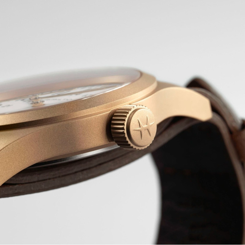 Reloj Hamilton Khaki Field Mechanical Bronze H69459510 | Mecánico 38 mm bronce y piel | Joyería Bellido