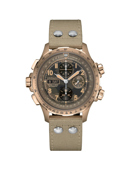 Reloj Hamilton Khaki Aviation X-Wind Auto Chrono H77916920 | Cronógrafo automático 45 mm | Joyería Bellido