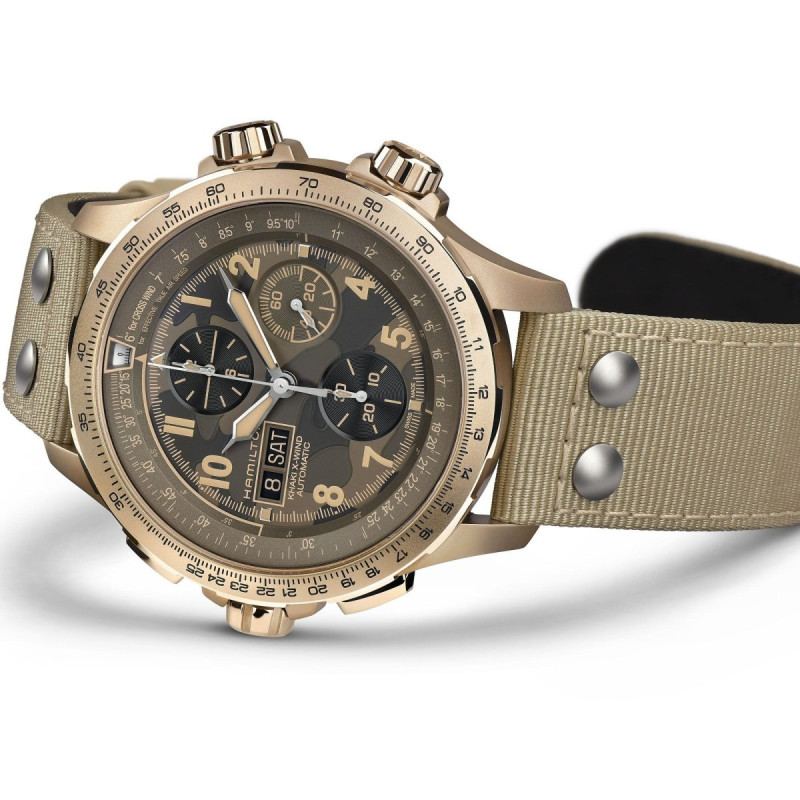 Reloj Hamilton Khaki Aviation X-Wind Auto Chrono H77916920 | Cronógrafo automático 45 mm | Joyería Bellido