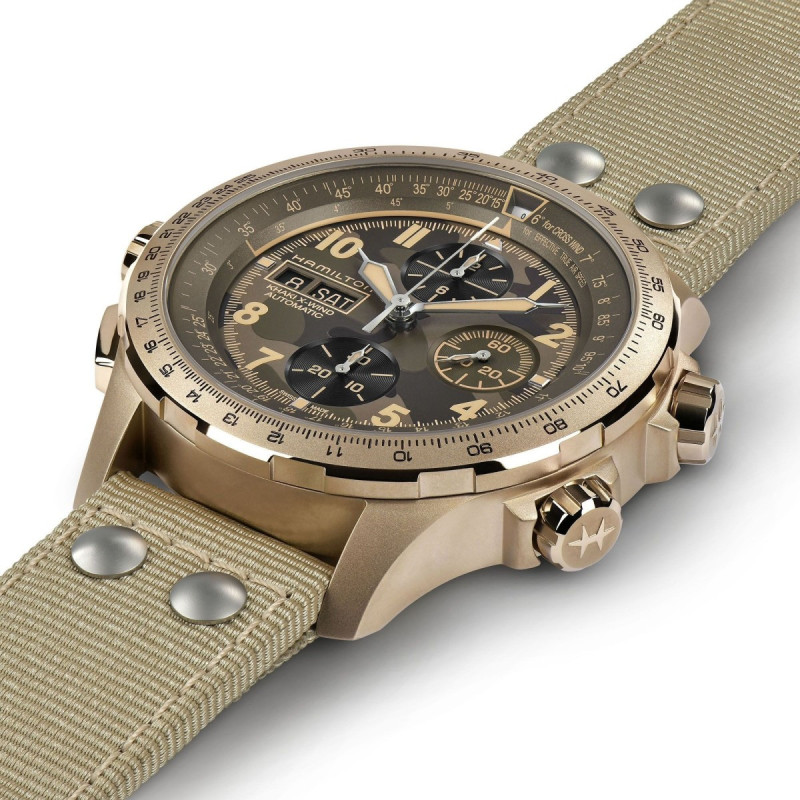 Reloj Hamilton Khaki Aviation X-Wind Auto Chrono H77916920 | Cronógrafo automático 45 mm | Joyería Bellido