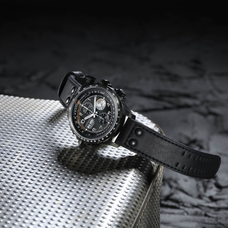 Reloj Hamilton Khaki X-Wind H77736733 | Cronógrafo automático 45 mm piloto | Joyería Bellido