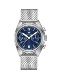 Reloj Hamilton Khaki Aviation Pilot Pioneer Mechanical Chronograph H76409140 | Cronógrafo mecánico azul y caja acero | Joyería B