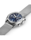 Reloj Hamilton Khaki Aviation Pilot Pioneer Mechanical Chronograph H76409140 | Cronógrafo mecánico azul y caja acero | Joyería B