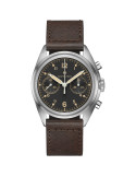 Reloj Hamilton Khaki Aviation Pilot Pioneer Mechanical Chrono H76409530 | Cronógrafo mecánico negro 40 mm | Joyería Bellido
