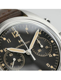 Reloj Hamilton Khaki Aviation Pilot Pioneer Mechanical Chrono H76409530 | Cronógrafo mecánico negro 40 mm | Joyería Bellido