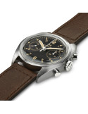 Reloj Hamilton Khaki Aviation Pilot Pioneer Mechanical Chrono H76409530 | Cronógrafo mecánico negro 40 mm | Joyería Bellido