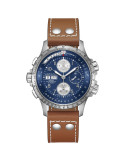 Reloj Hamilton Khaki Aviation X-Wind Auto Chrono H77506540 | Cronógrafo automático esfera azul 44 mm | Joyería Bellido