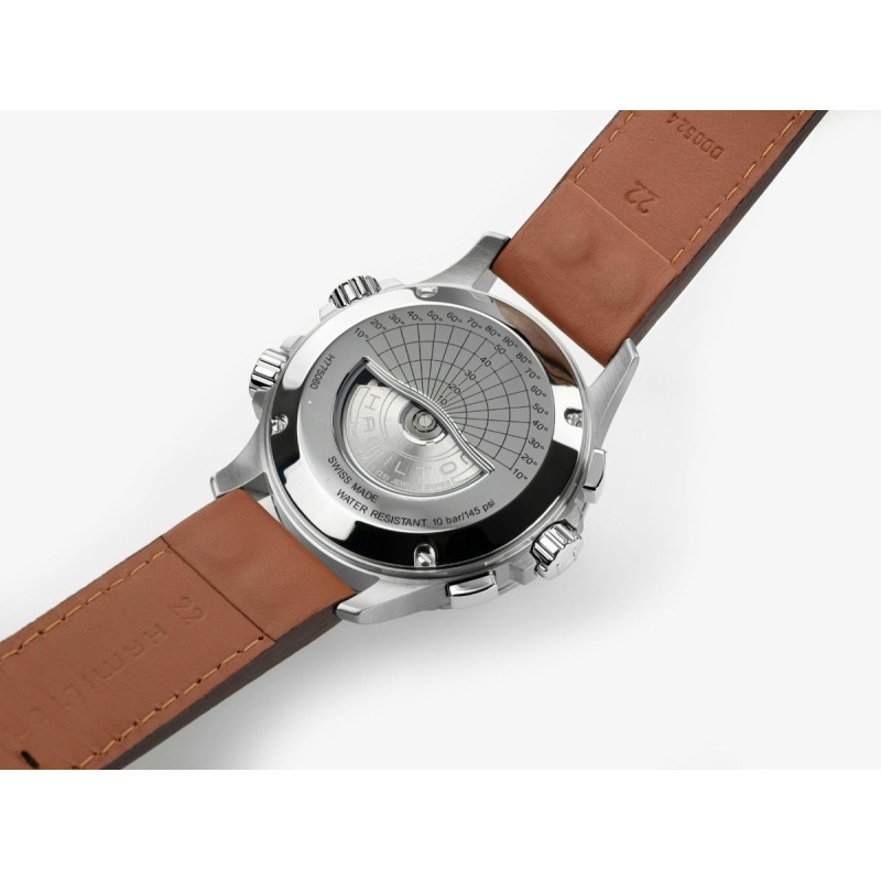 Reloj Hamilton Khaki Aviation X-Wind Auto Chrono H77506540 | Cronógrafo automático esfera azul 44 mm | Joyería Bellido