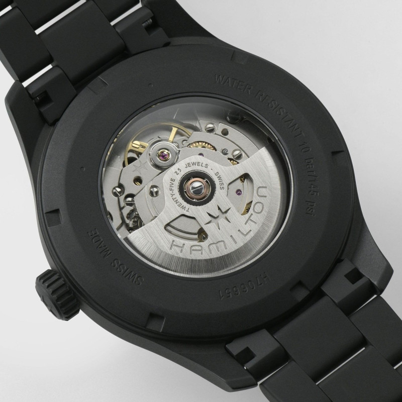 Reloj Hamilton Khaki Field Titanium H70665130 | Automático titanio negro 42 mm | Joyería Bellido