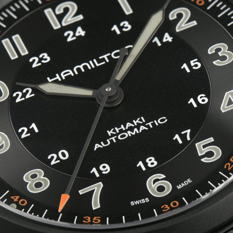Reloj Hamilton Khaki Field Titanium H70665130 | Automático titanio negro 42 mm | Joyería Bellido