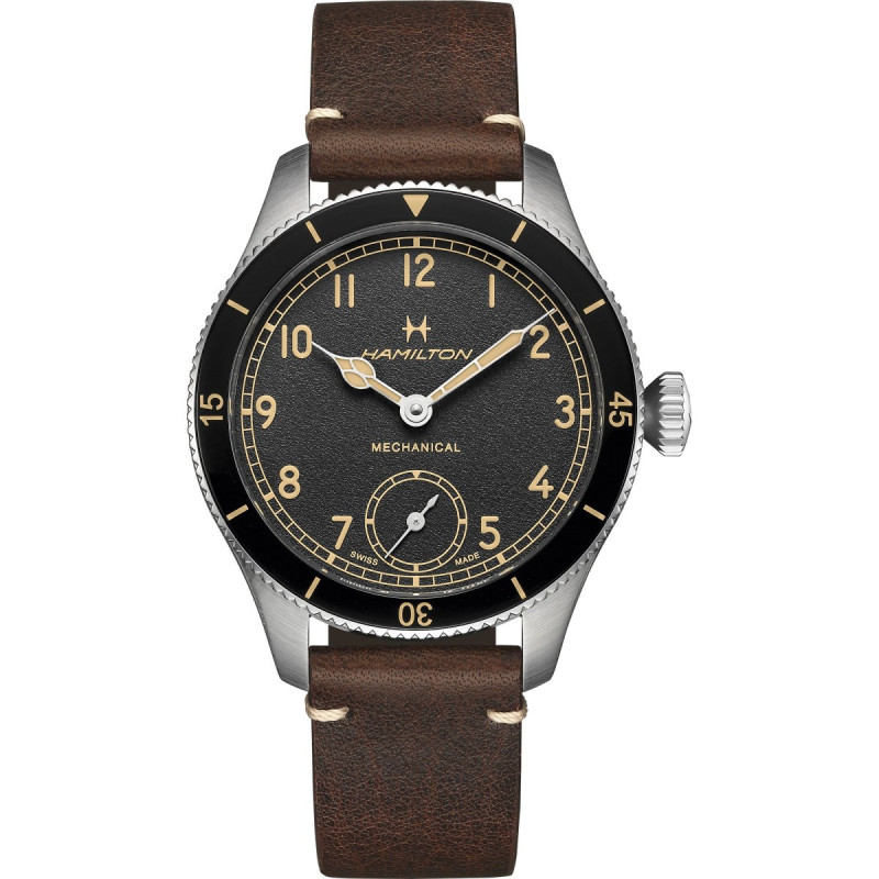 Reloj Hamilton Khaki Aviation Pilot Pioneer H76719530 | Mecánico 43 mm estilo aviador | Joyería Bellido