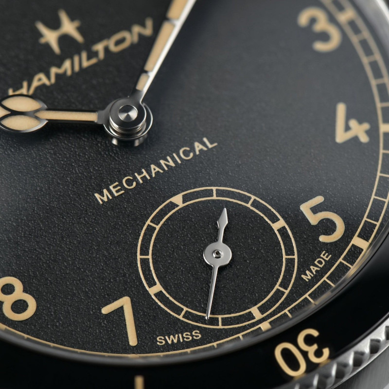 Reloj Hamilton Khaki Aviation Pilot Pioneer H76719530 | Mecánico 43 mm estilo aviador | Joyería Bellido