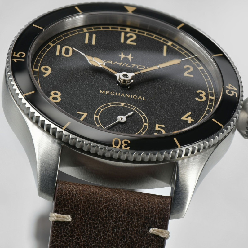 Reloj Hamilton Khaki Aviation Pilot Pioneer H76719530 | Mecánico 43 mm estilo aviador | Joyería Bellido