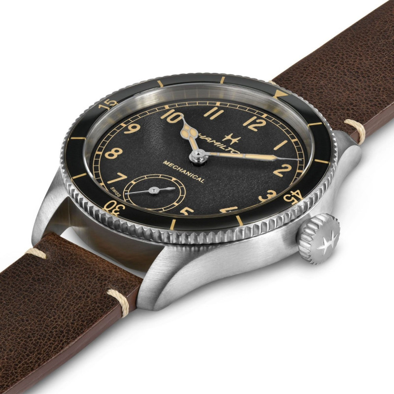 Reloj Hamilton Khaki Aviation Pilot Pioneer H76719530 | Mecánico 43 mm estilo aviador | Joyería Bellido