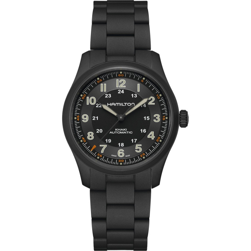 Reloj Hamilton Khaki Field Titanium H70215130 | Automático 38 mm titanio negro | Joyería Bellido