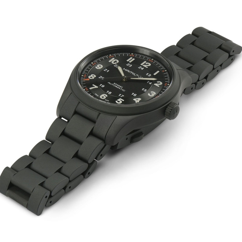 Reloj Hamilton Khaki Field Titanium H70215130 | Automático 38 mm titanio negro | Joyería Bellido
