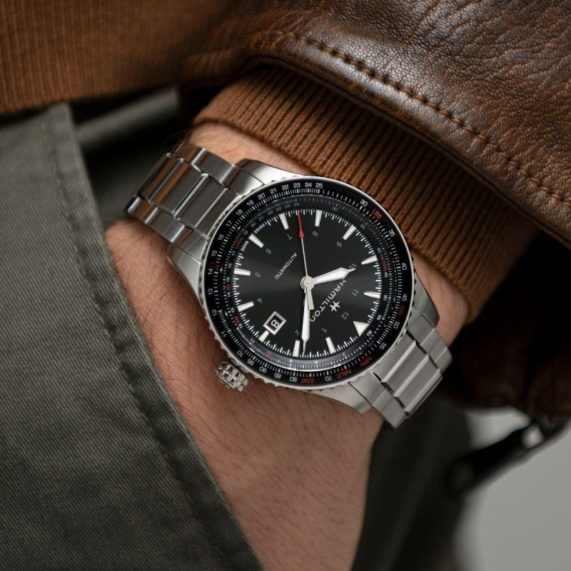Reloj Hamilton Khaki Aviation Converter Auto H76615130 | Automático aviador 42 mm y 80 h reserva | Joyería Bellido