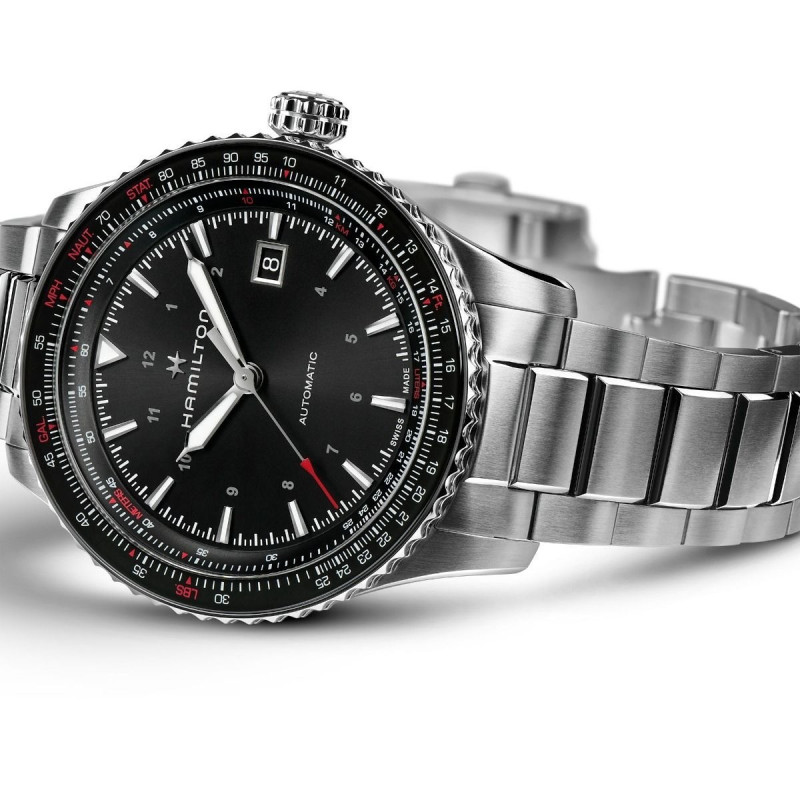 Reloj Hamilton Khaki Aviation Converter Auto H76615130 | Automático aviador 42 mm y 80 h reserva | Joyería Bellido