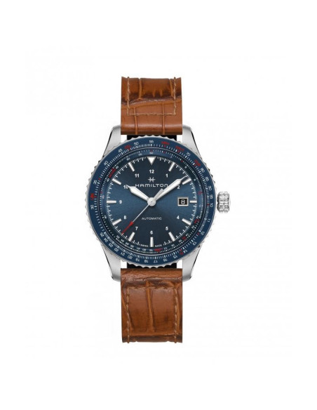 Reloj Hamilton Khaki Aviation Converter Auto Chrono H76645540 | Cronógrafo automático 44 mm azul | Joyería Bellido
