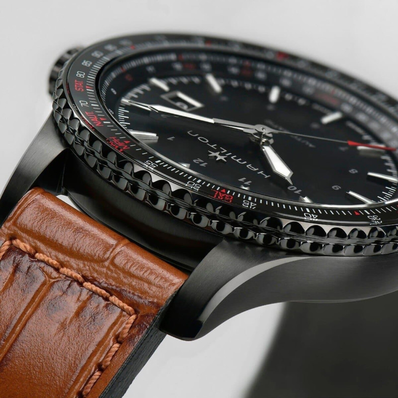 Reloj Hamilton Khaki Aviation Converter Auto H76615530 | Pilot automático 42 mm y 80 h | Joyería Bellido
