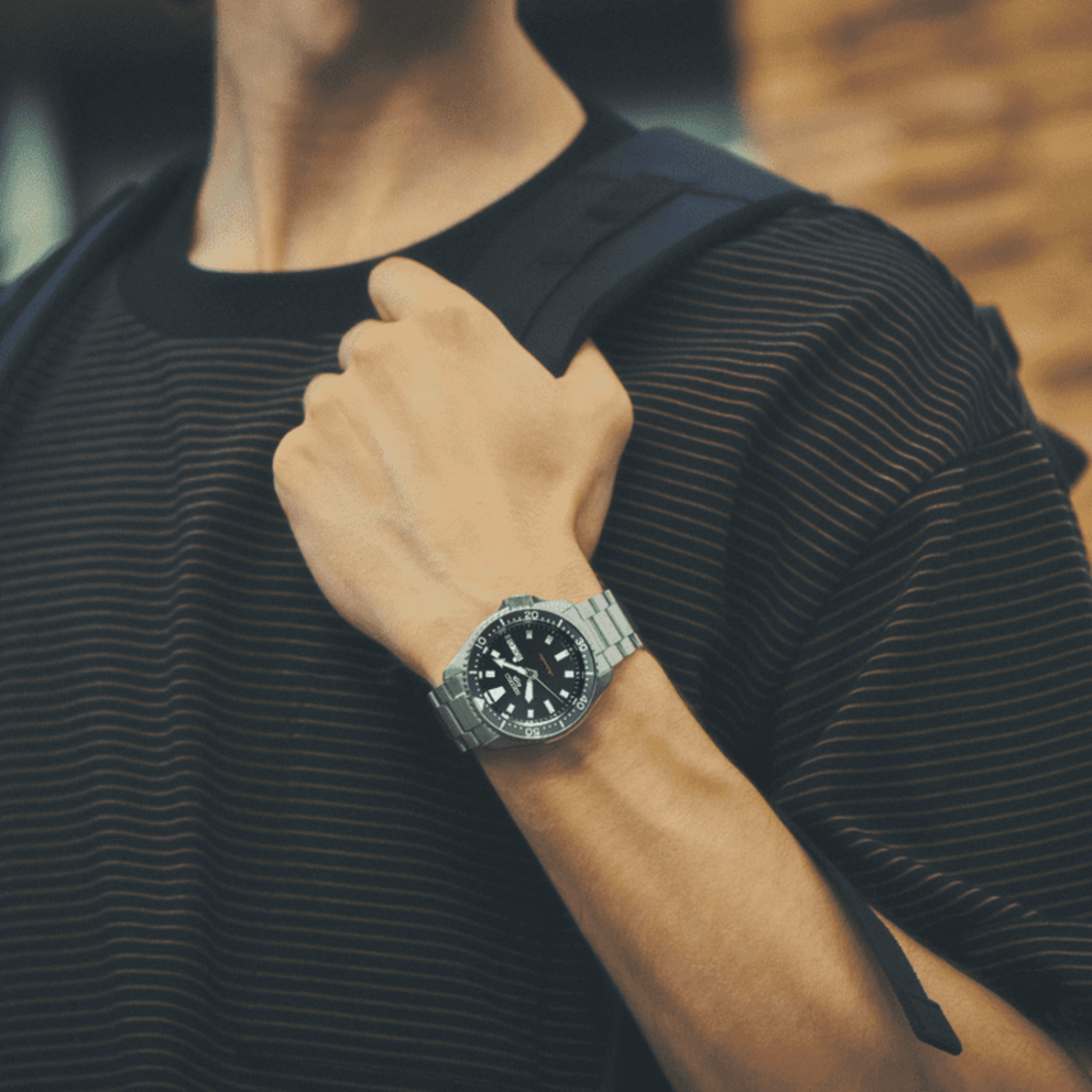 Seiko 5 Sports SKX Street Style Auto 42 mm Esfera azul Brazalete de acero SRPL83K1 - 2