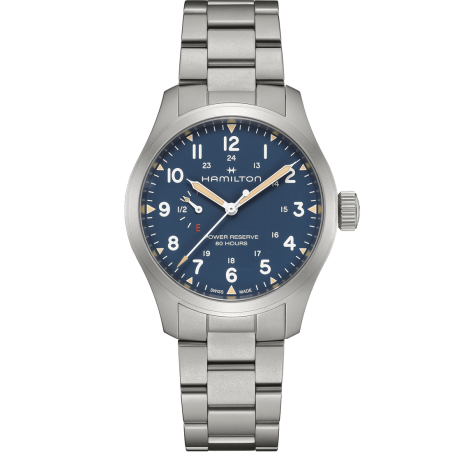 Hamilton Khaki Field Power Reserve Cuerda Manual H69509140