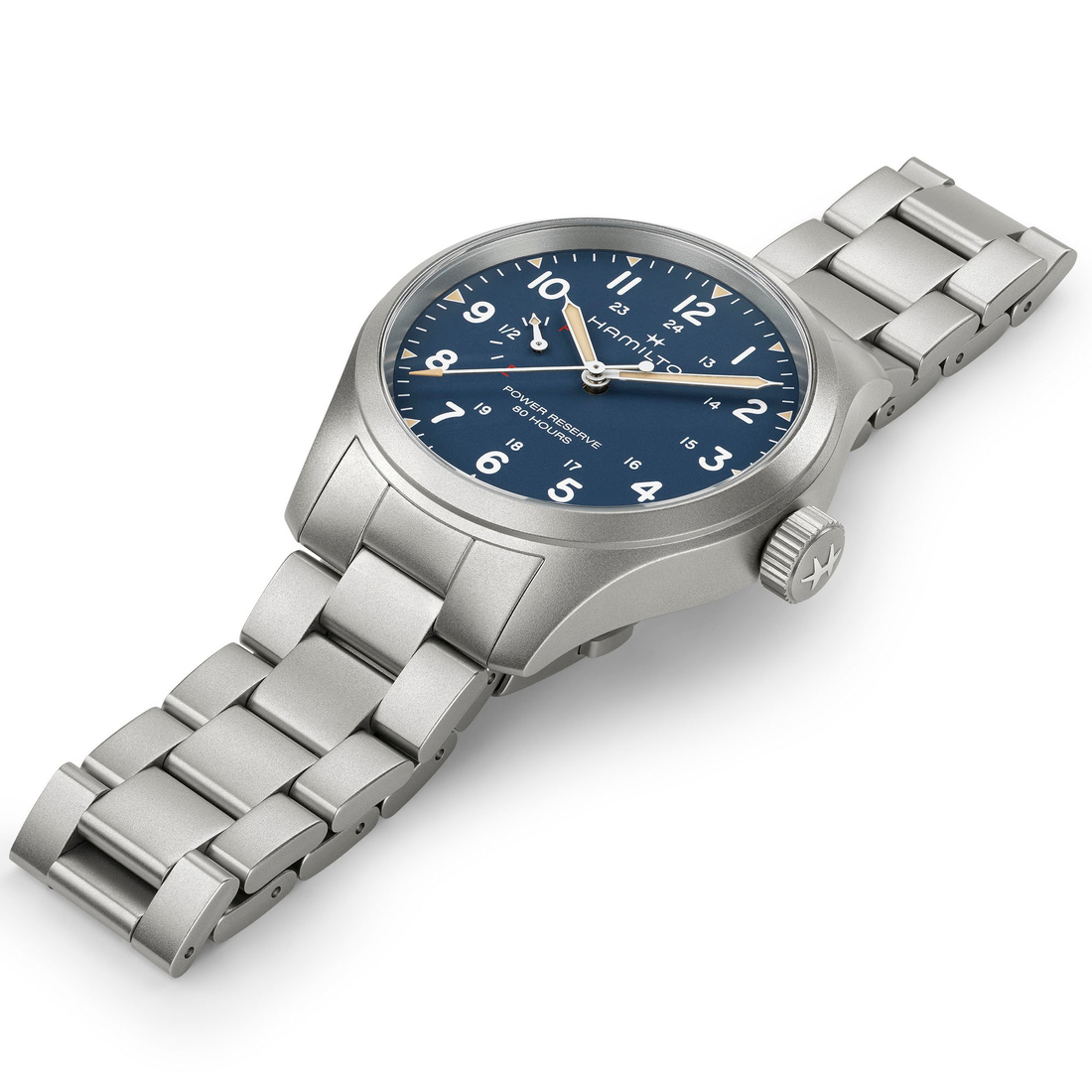 Hamilton Khaki Field Power Reserve Cuerda Manual H69509140