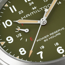 Hamilton Khaki Field Power Reserve Cuerda Manual H69509160