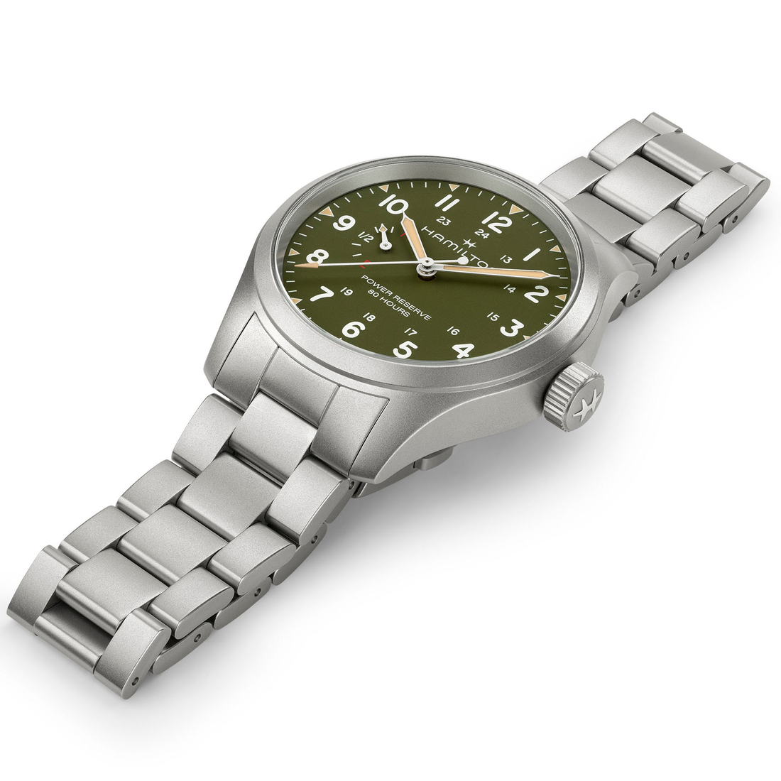 Hamilton Khaki Field Power Reserve Cuerda Manual H69509160