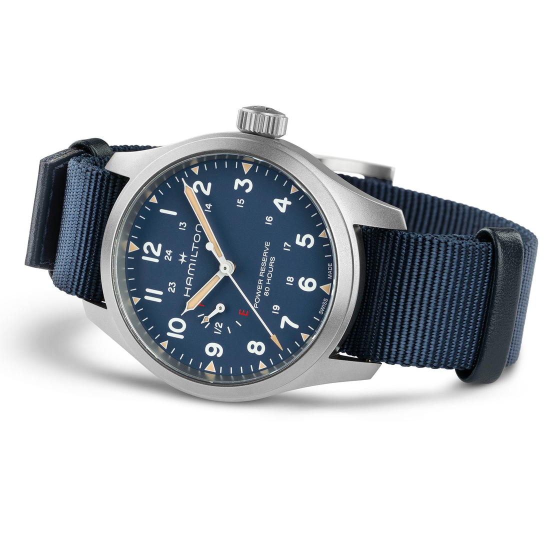 Hamilton Khaki Field Power Reserve Cuerda Manual H69509940