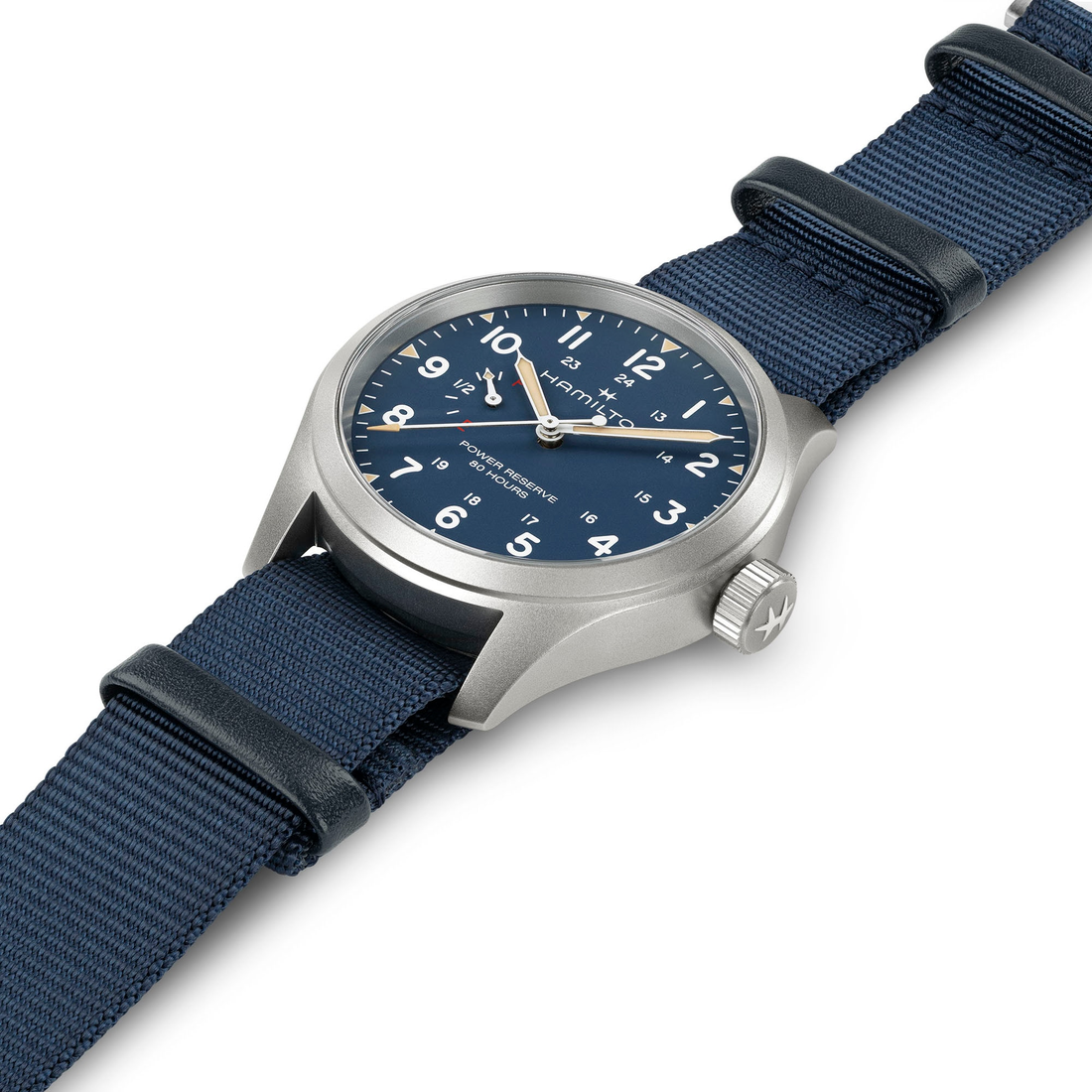 Hamilton Khaki Field Power Reserve Cuerda Manual H69509940