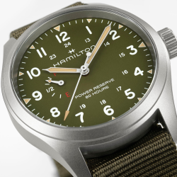 Hamilton Khaki Field Power Reserve Cuerda Manual H69509960