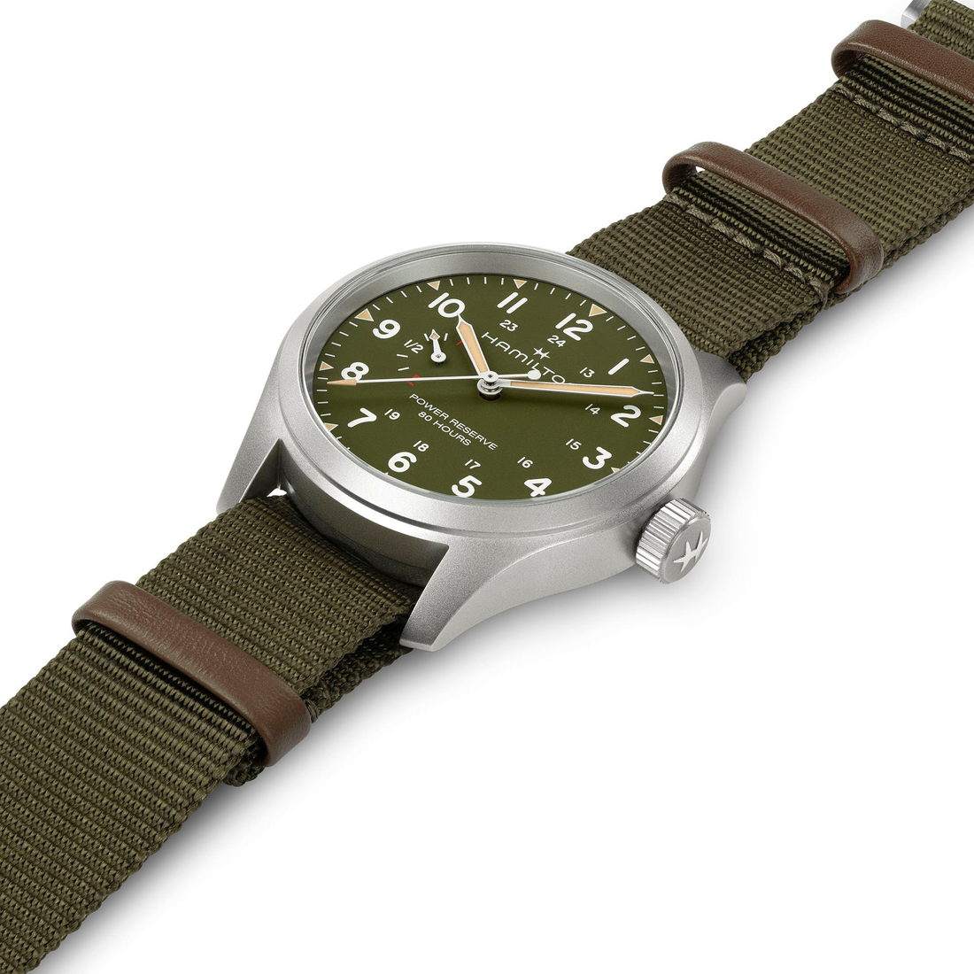 Hamilton Khaki Field Power Reserve Cuerda Manual H69509960