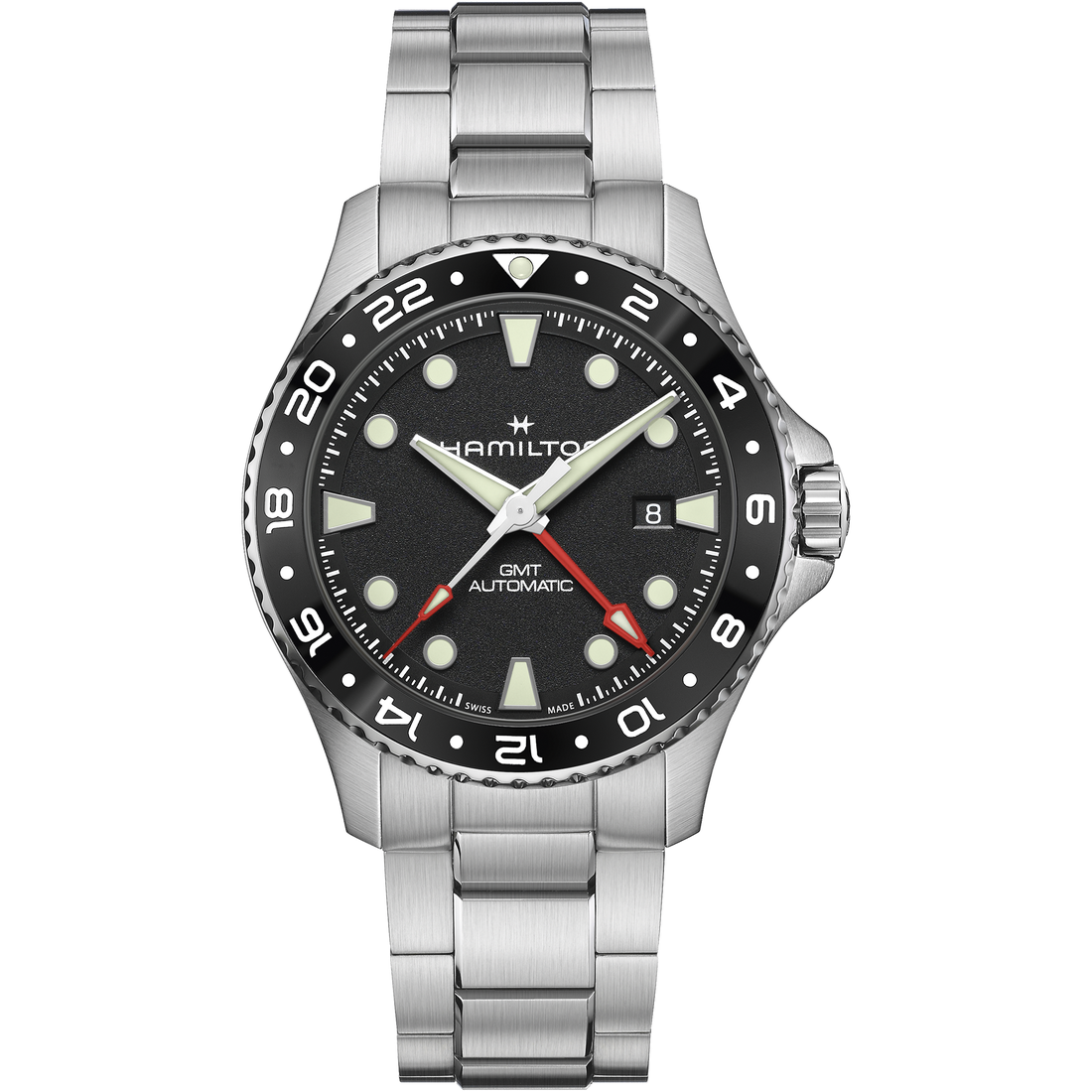 Hamilton Khaki Navy Scuba GMT Auto 43mm H82555130 | Bellido