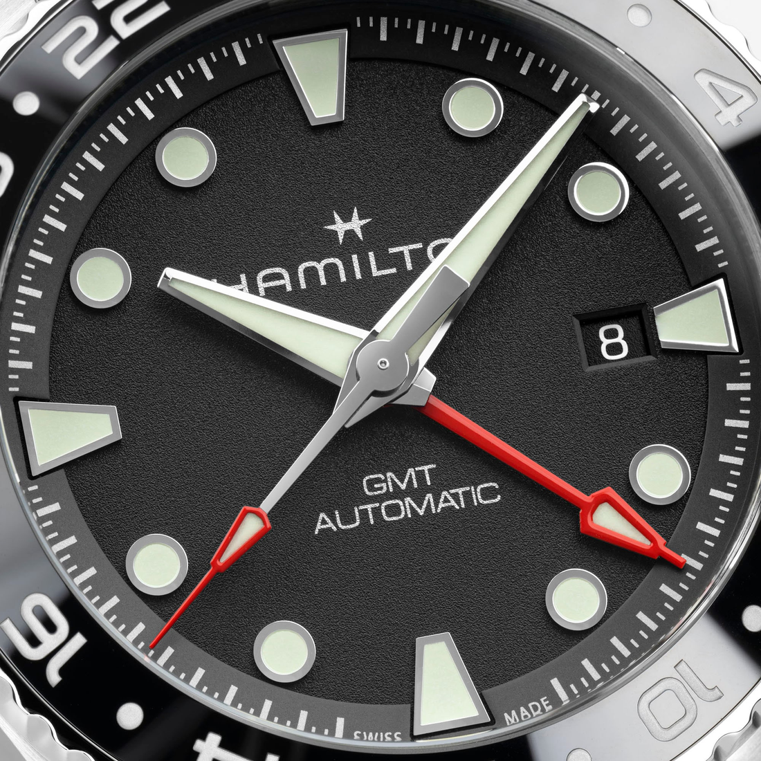 Hamilton Khaki Navy Scuba GMT Auto 43mm H82555330 | Bellido